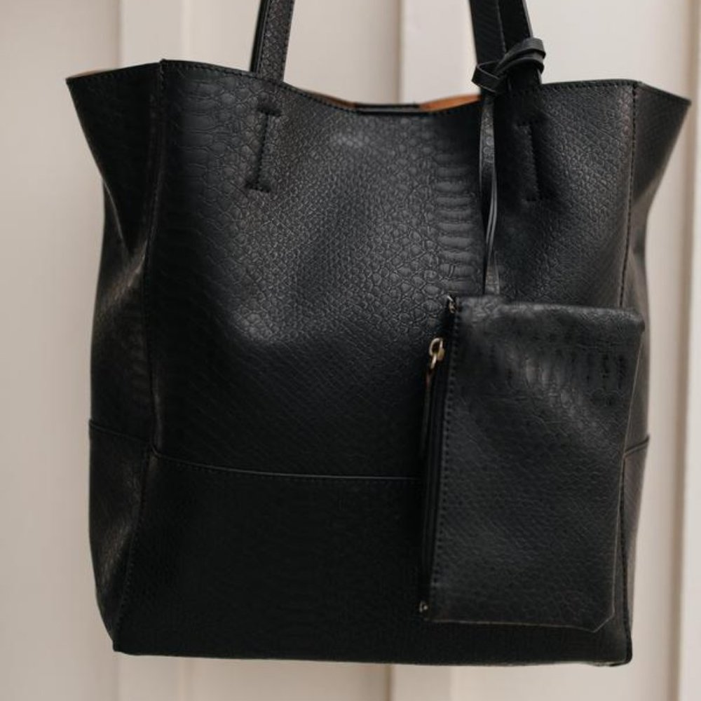 Onyx Python Print Bag - Picture 2 of 3